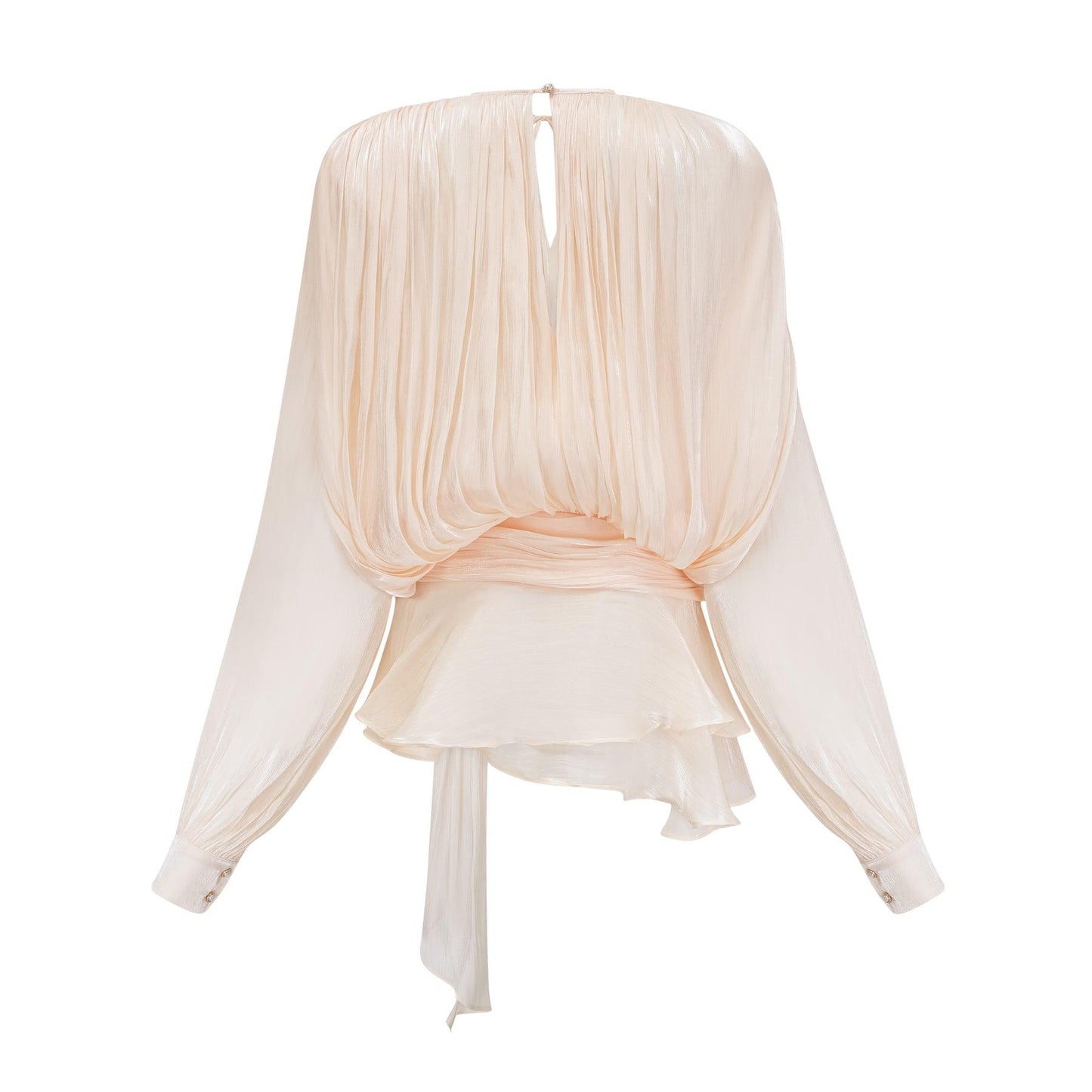 TARO | Pleated Ruffled Mini Dress