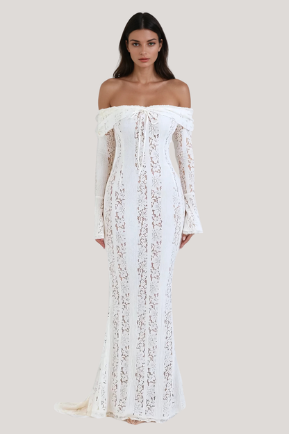 JENNA | OFF-SHOULDER MAXI DRESS