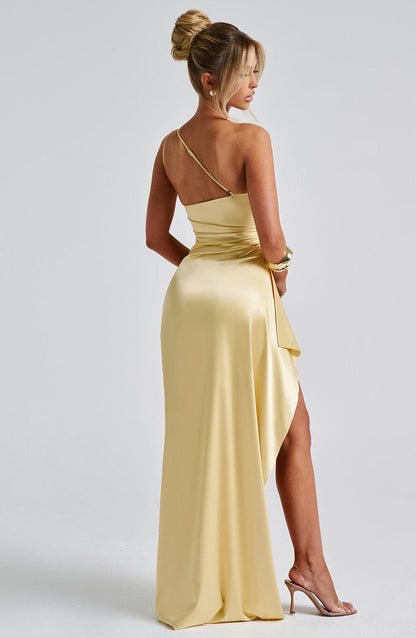 Ariel Maxi Dress - Lemon